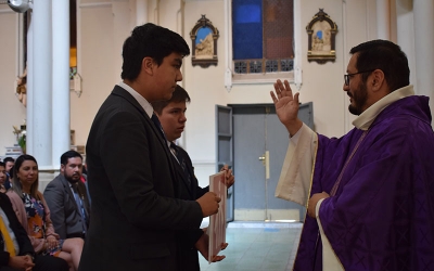 Alumnos de 8° básicos y sus familias celebraron Eucaristía de Promoción a enseñanza media