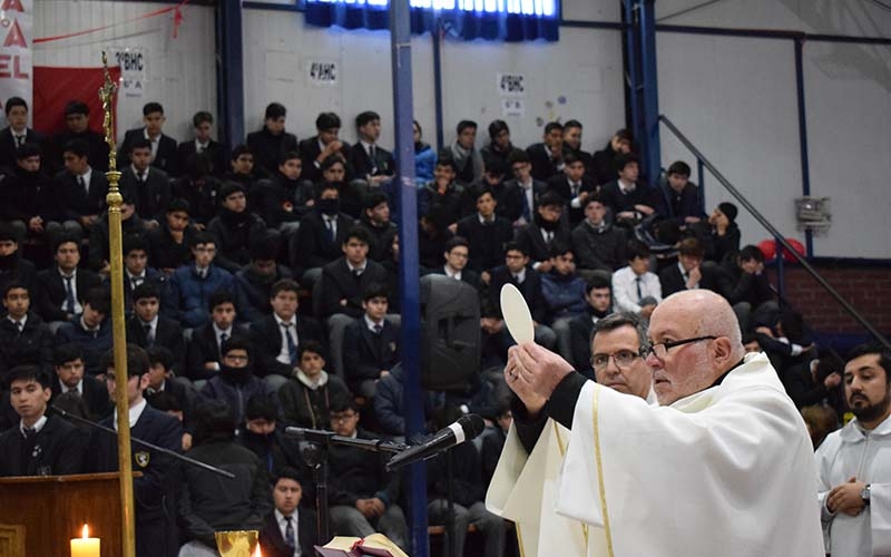 Alumnos celebraron Eucaristía por Cumpleaños de Don Bosco