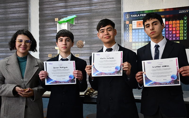 Estudiantes de 2°E TP obtienen 1° lugar en el Marble Challenge 2025