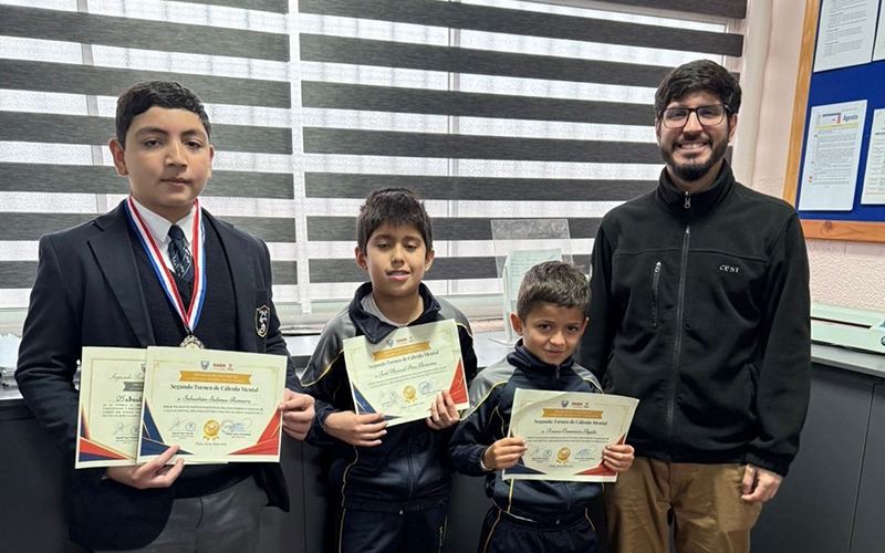 CEST destacó en II Torneo de Cálculo Mental organizado por el DAEM