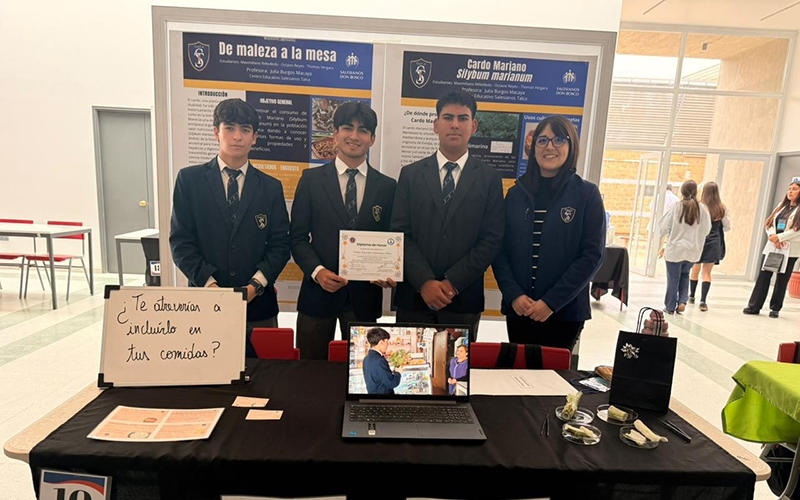 &ldquo;De la maleza a la mesa&rdquo;: estudiantes promueven el consumo del cardo mariano