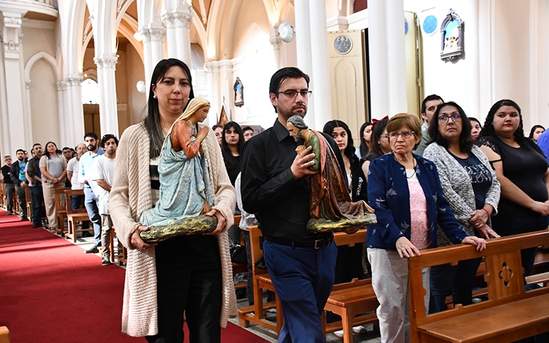 Comunidad Educativa celebró Liturgia la Navidad