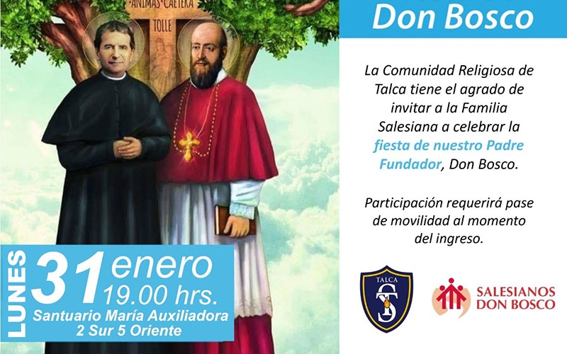 Familia Salesiana celebrará Fiesta de Don Bosco