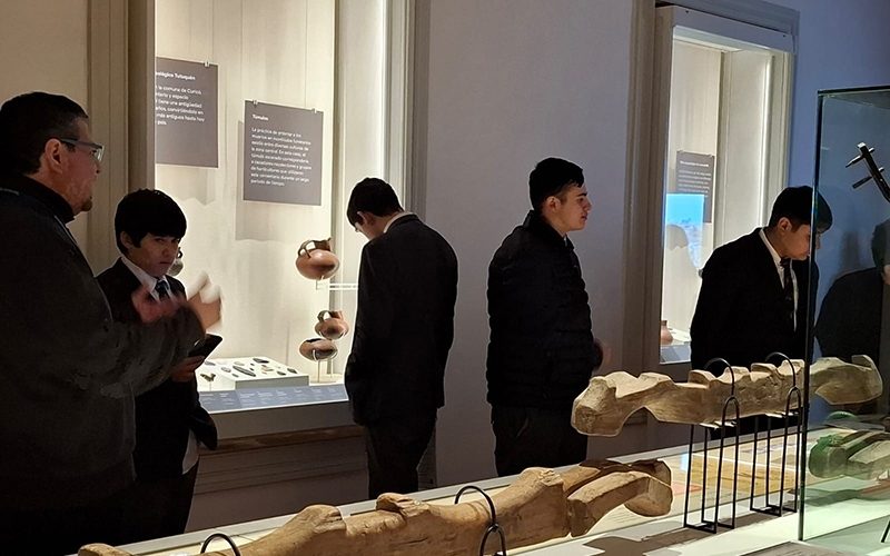 Estudiantes visitaron el Museo O’Higginiano y de Bellas Artes de Talca