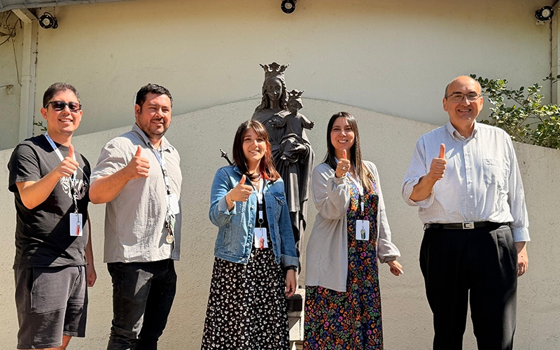 Cuatro profesores se forman en Pedagogía Salesiana en Santiago