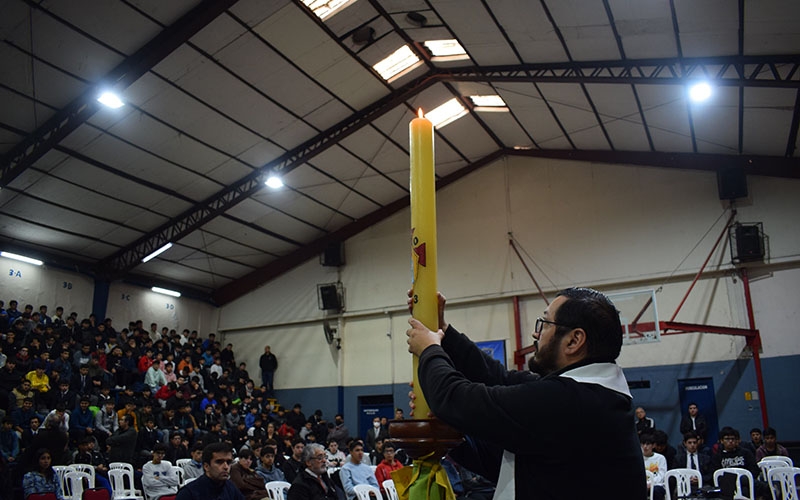 Comunidad Educativa Salesiana de Talca celebró Pascua de Resurrección