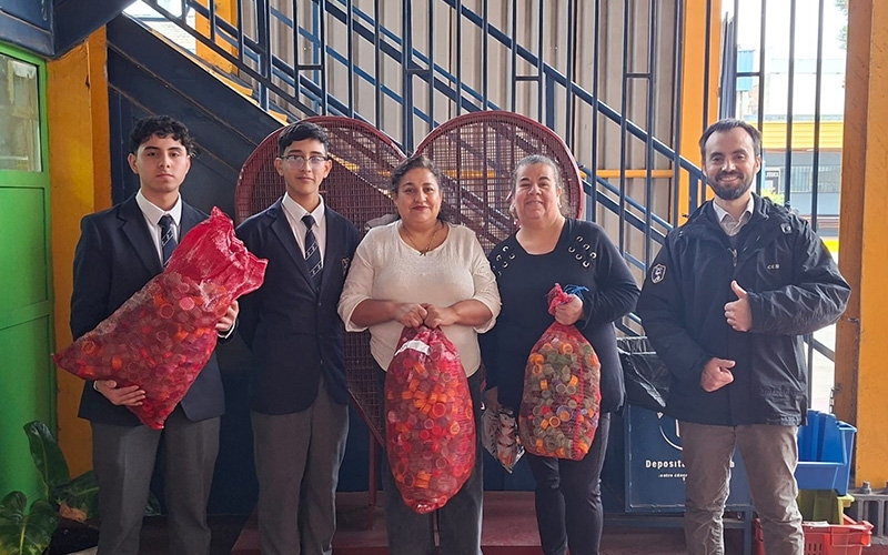 CGPA entregó tapitas plásticas en apoyo a niños con cáncer